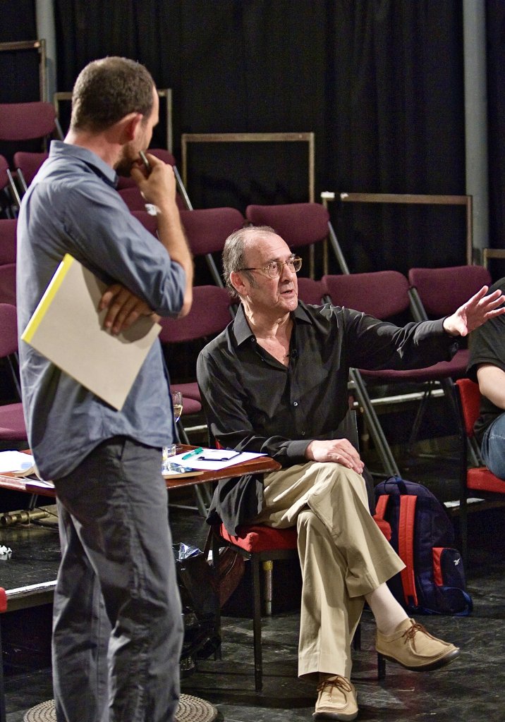 Harold Pinter in rehearsal Bridewell Theatre London