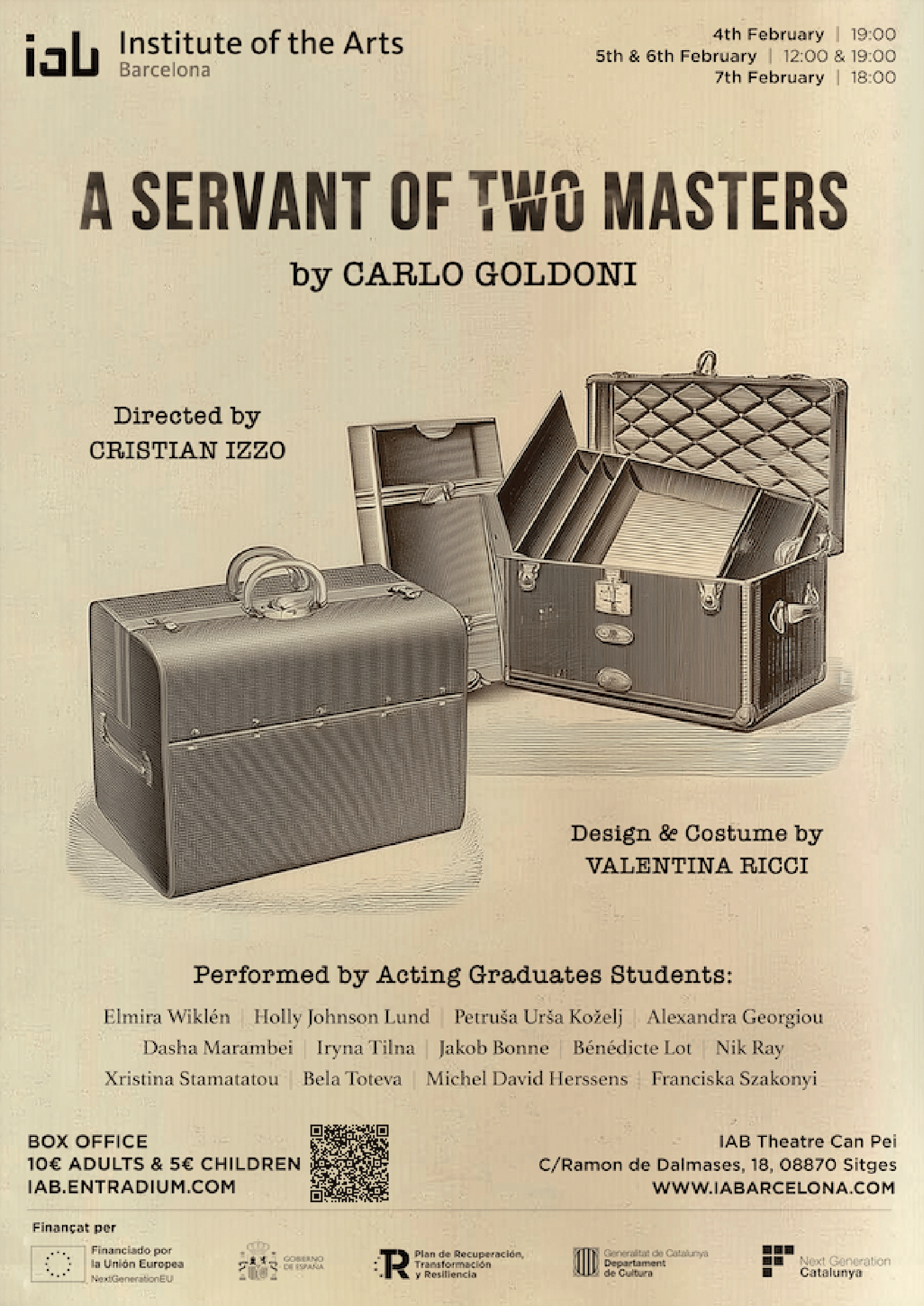 A Servant of Two Masters POSTER-1